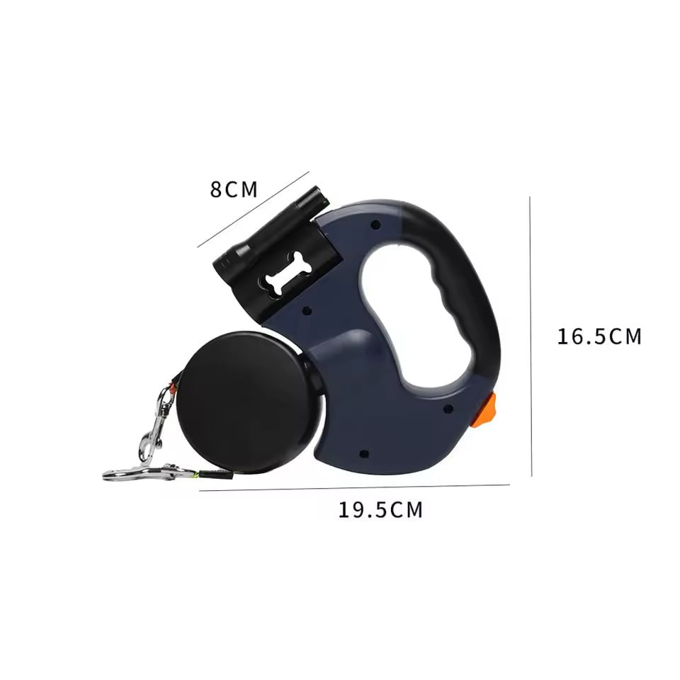 Paw Paradise™ Duo Anti-Tangle Leash with LED Light