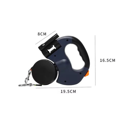 Paw Paradise™ Duo Anti-Tangle Leash with LED Light