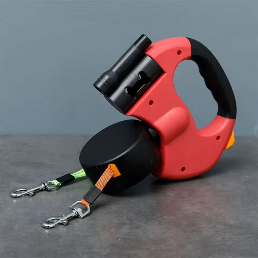 Paw Paradise™ Duo Anti-Tangle Leash with LED Light